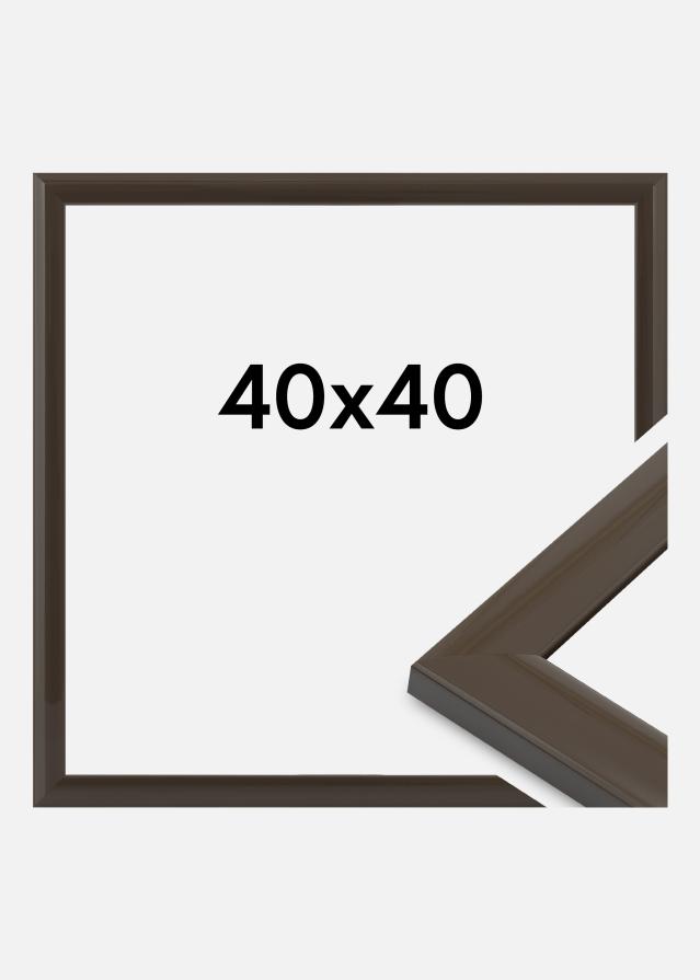 Ram Dorset Akrylglas Mörkgrå 40x40 cm