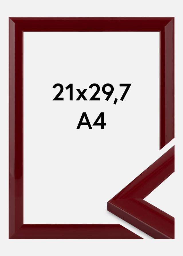 Ram Dorset Akrylglas Mörkröd 21x29,7 cm (A4)