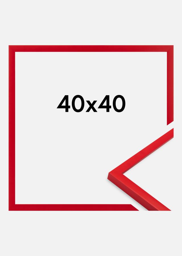 Ram Kent Akrylglas Röd 40x40 cm