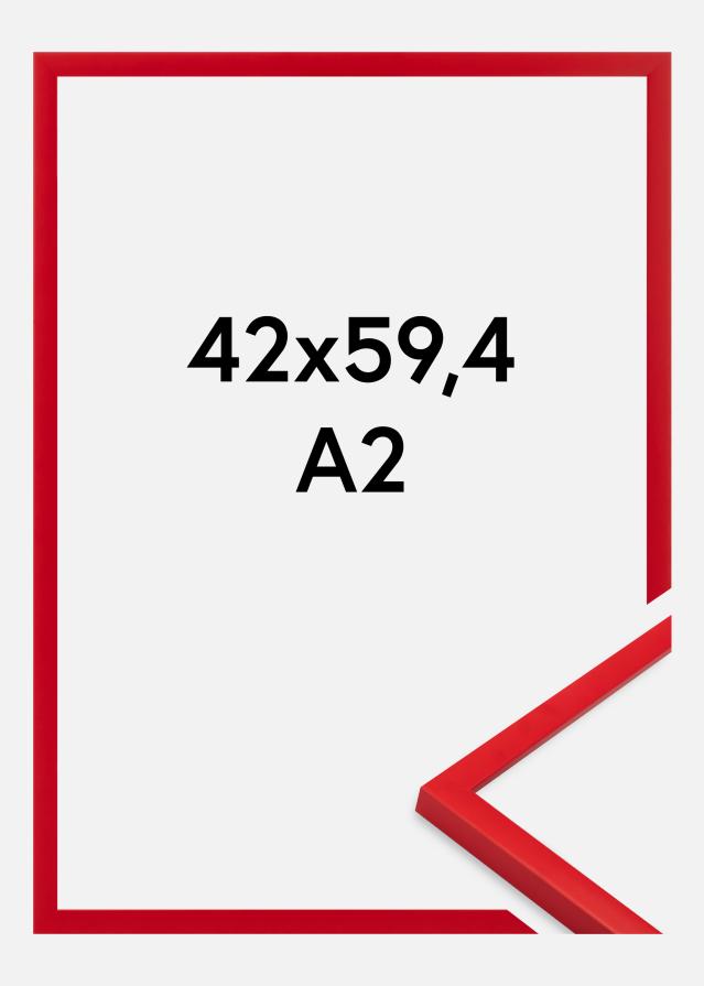 Ram Kent Akrylglas Röd 42x59.4 cm (A2)
