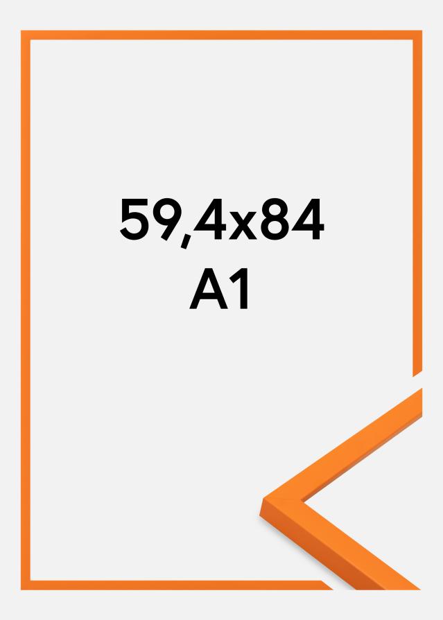 Ram Kent Akrylglas Orange 59,4x84,1 cm (A1)