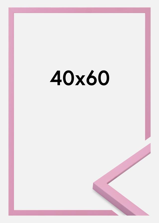 Ram Kent Akrylglas Rosa 40x60 cm