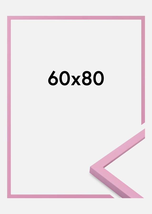 Ram Kent Akrylglas Rosa 60x80 cm