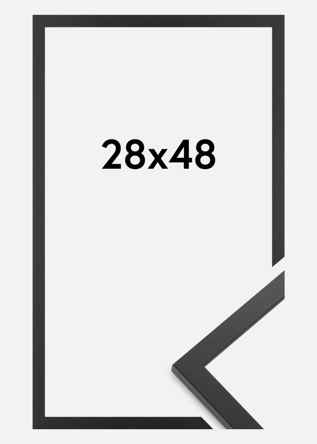 Ram Trendy Akrylglas Svart 28x48 cm