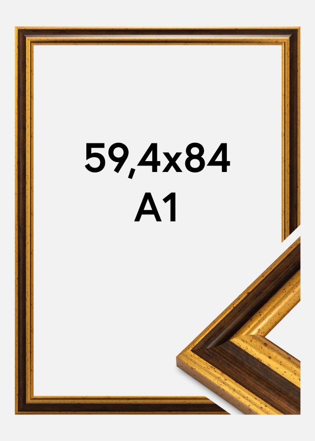 Ram Aberystwyth Akrylglas Guld 59,4x84,1 cm (A1)