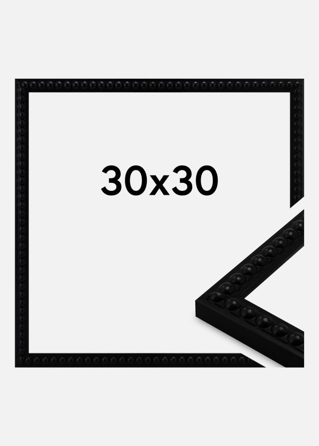 Ram Perla Akrylglas Svart 30x30 cm