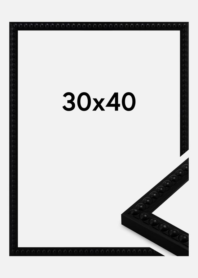 Ram Perla Akrylglas Svart 30x40 cm