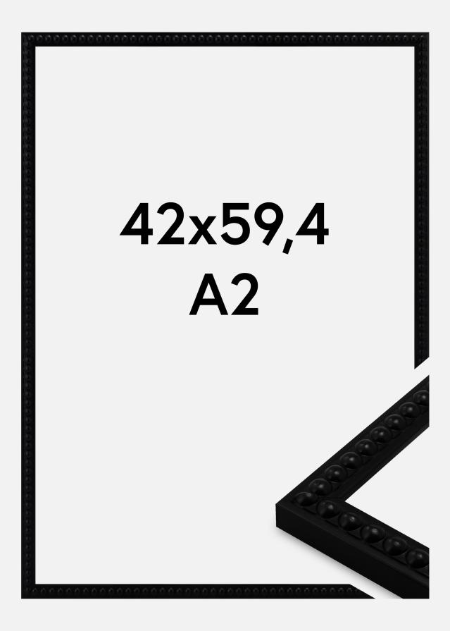 Ram Perla Akrylglas Svart 42x59.4 cm (A2)