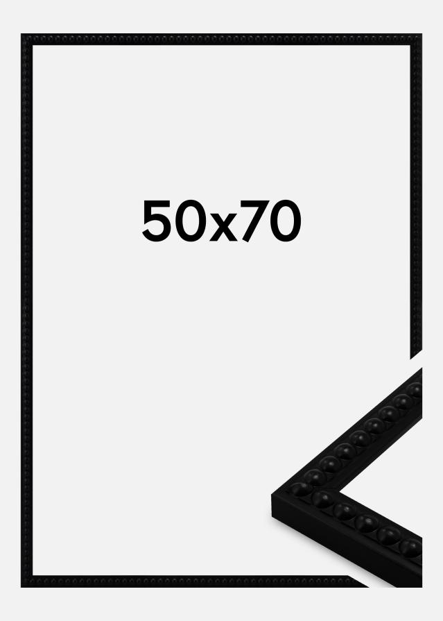 Ram Perla Akrylglas Svart 50x70 cm