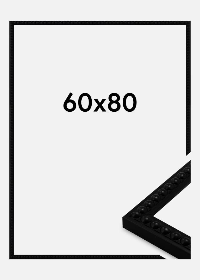 Ram Perla Akrylglas Svart 60x80 cm