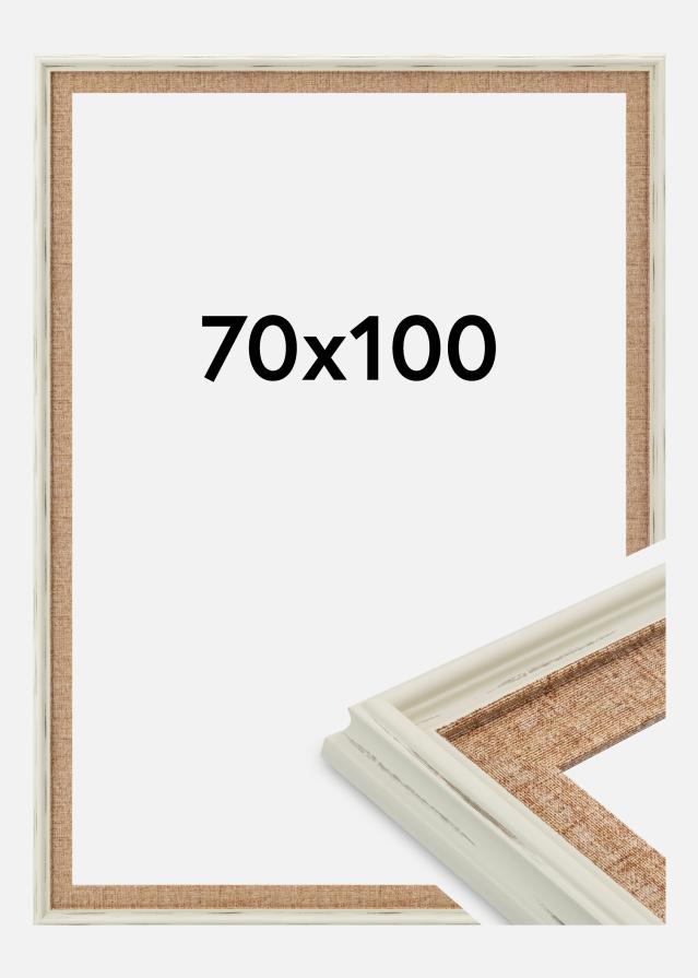 Ram Sandweave Akrylglas Vit 70x100 cm