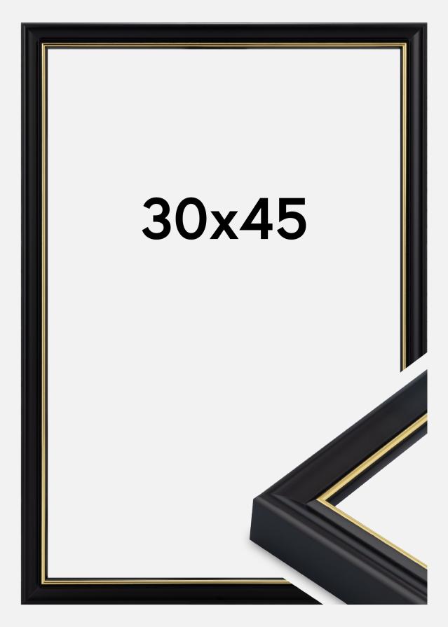 Ram Canterbury Akrylglas Svart 30x45 cm