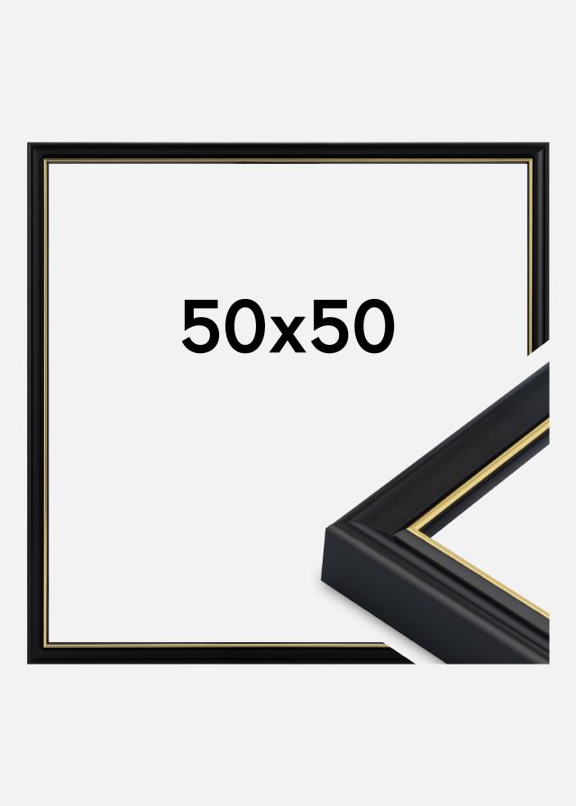 Ram Canterbury Akrylglas Svart 50x50 cm