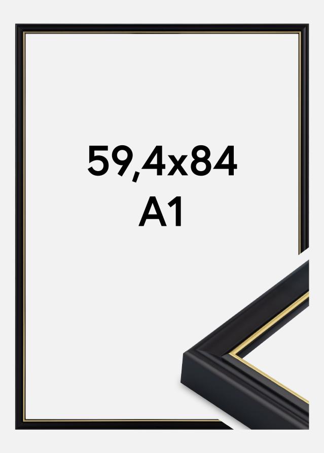 Ram Canterbury Akrylglas Svart 59,4x84,1 cm (A1)