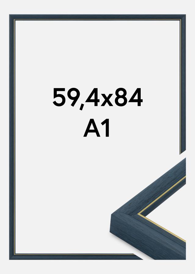 Ram Canterbury Akrylglas Blå 59,4x84,1 cm (A1)