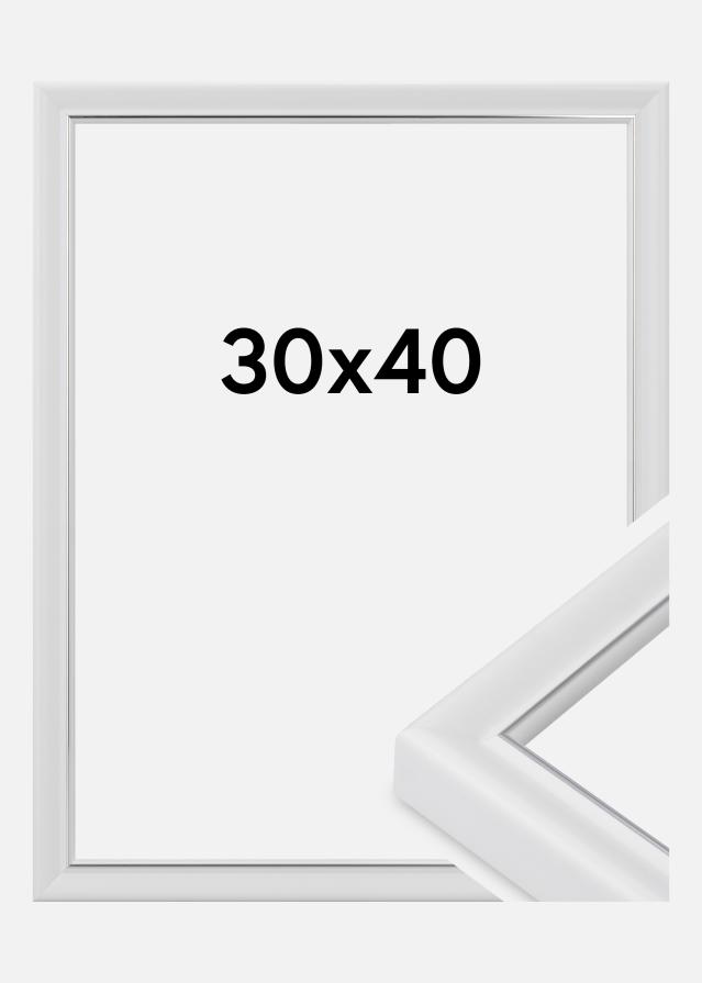 Ram Canterbury Akrylglas Vit 30x40 cm