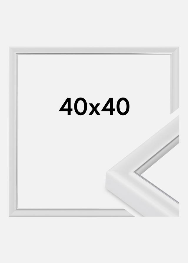 Ram Canterbury Akrylglas Vit 40x40 cm