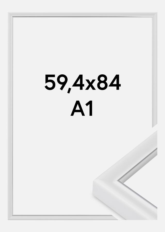 Ram Canterbury Akrylglas Vit 59,4x84,1 cm (A1)