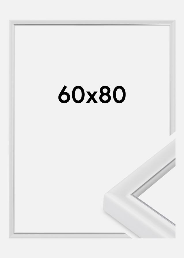 Ram Canterbury Akrylglas Vit 60x80 cm