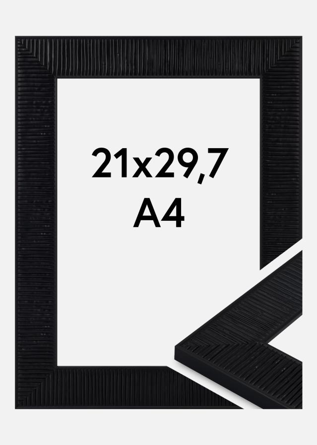 Ram Lund Akrylglas Svart 21x29.7 cm (A4)