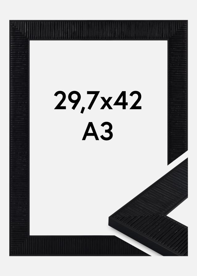 Ram Lund Akrylglas Svart 29.7x42 cm (A3)