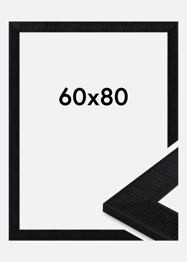 Ram Lund Akrylglas Svart 60x80 cm