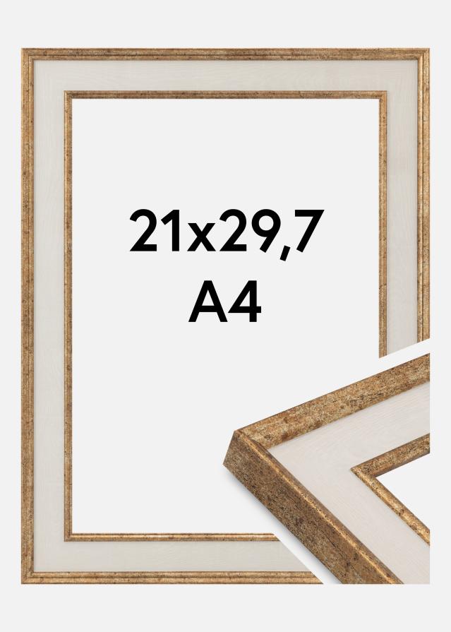 Ram Dolly Akrylglas Guld 21x29.7 cm (A4)