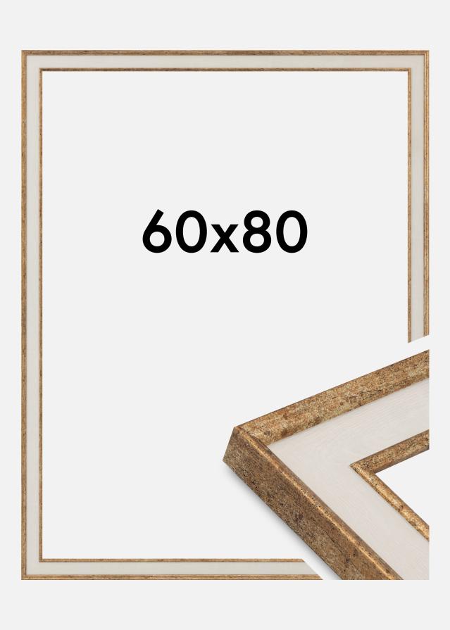 Ram Dolly Akrylglas Guld 60x80 cm