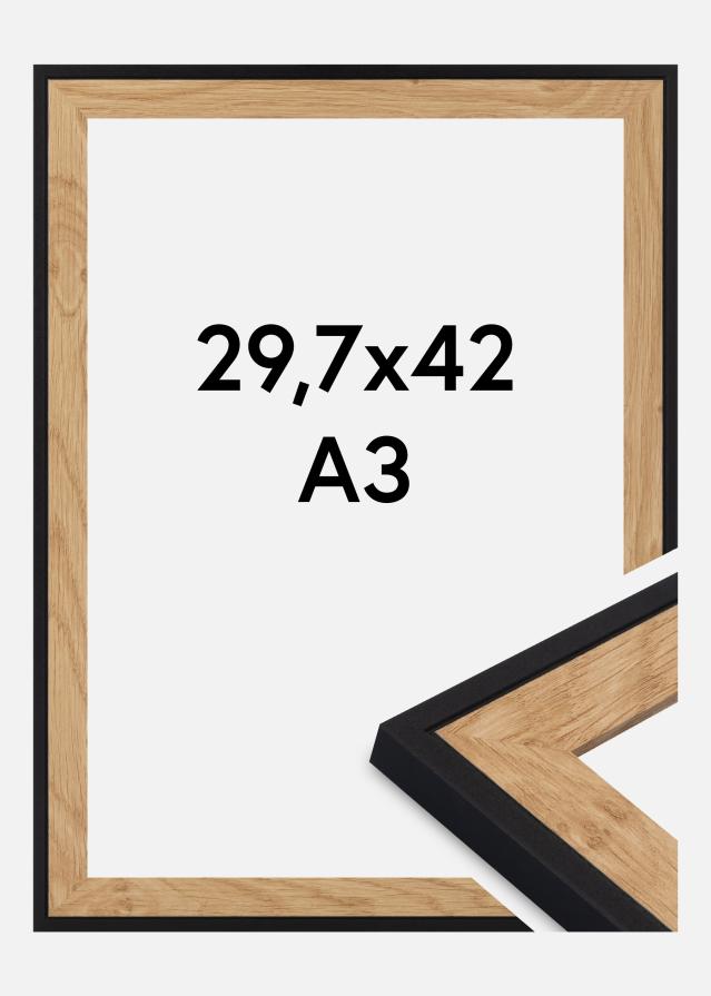 Ram Iris Akrylglas Svart 29.7x42 cm (A3)