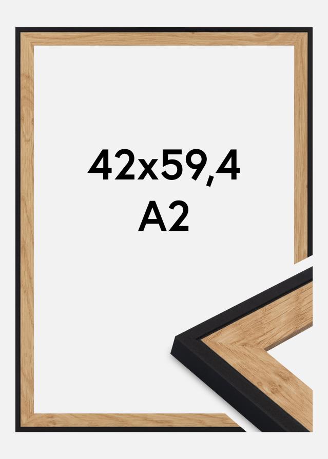 Ram Iris Akrylglas Svart 42x59.4 cm (A2)