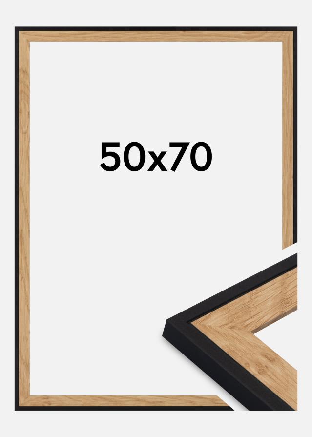 Ram Iris Akrylglas Svart 50x70 cm