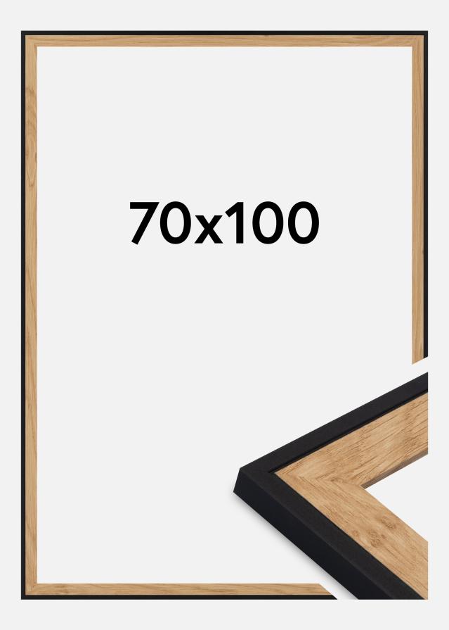 Ram Iris Akrylglas Svart 70x100 cm