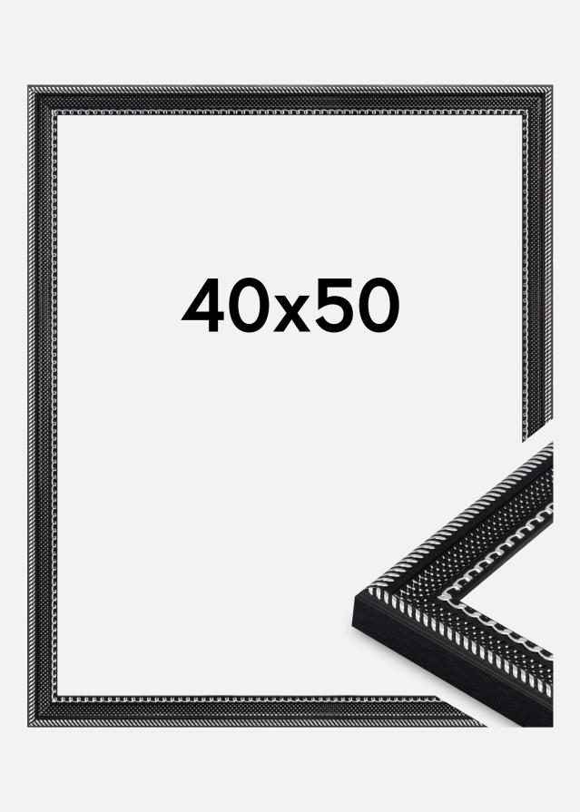 Ram Trellis Akrylglas Svart 40x50 cm