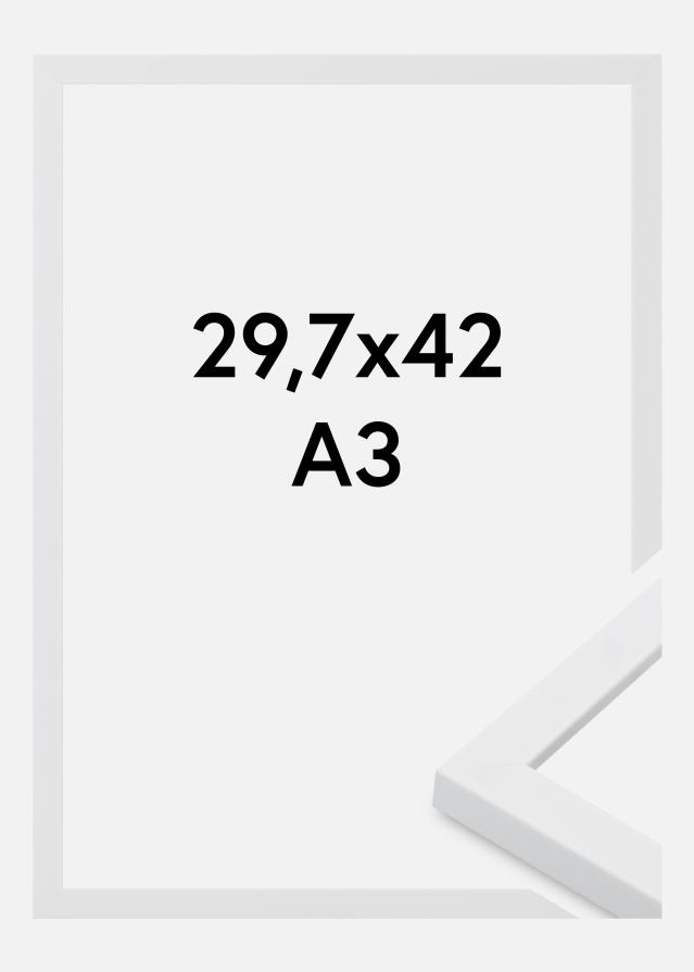 Ram Oban Akrylglas Vit 29,7x42 cm (A3)