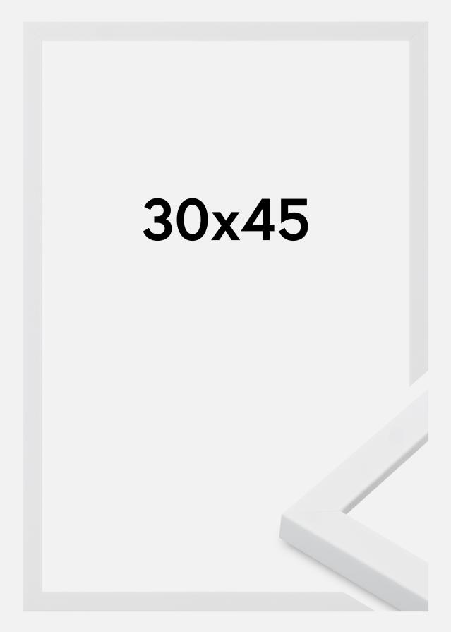 Ram Oban Akrylglas Vit 30x45 cm