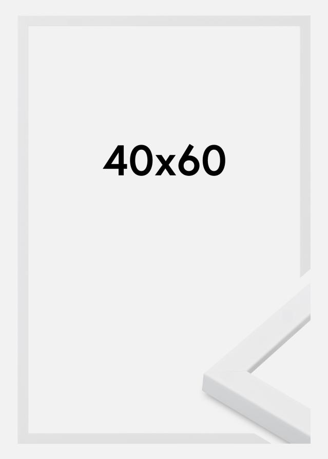 Ram Oban Akrylglas Vit 40x60 cm