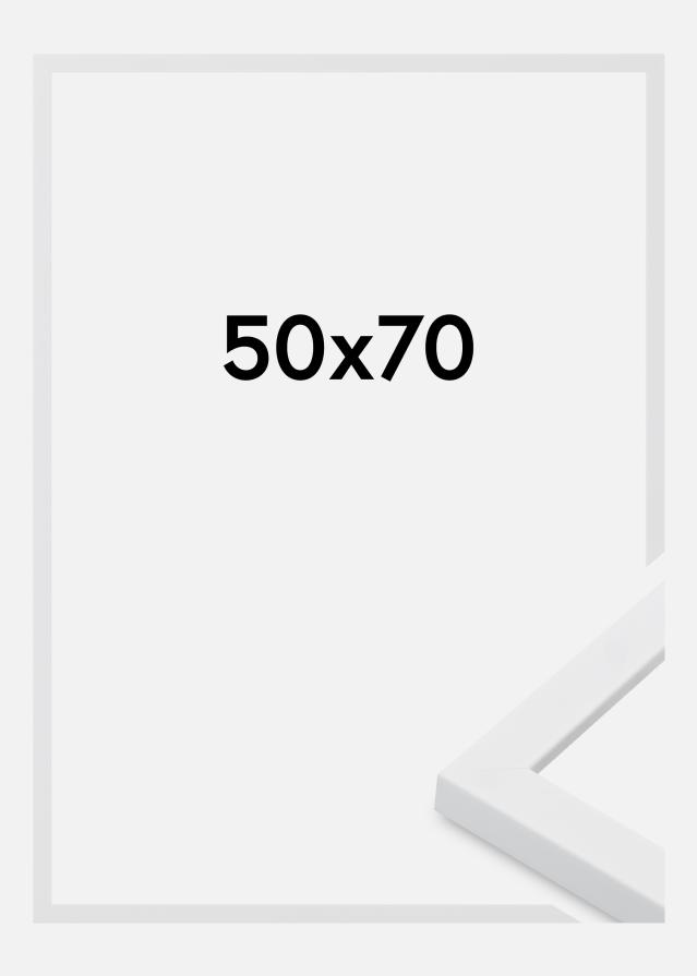 Ram Oban Akrylglas Vit 50x70 cm