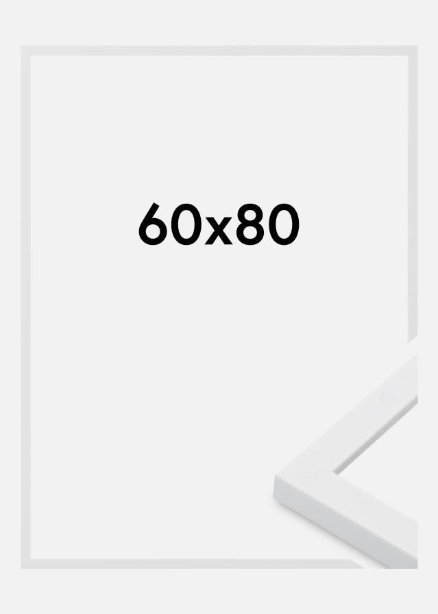 Ram Oban Akrylglas Vit 60x80 cm