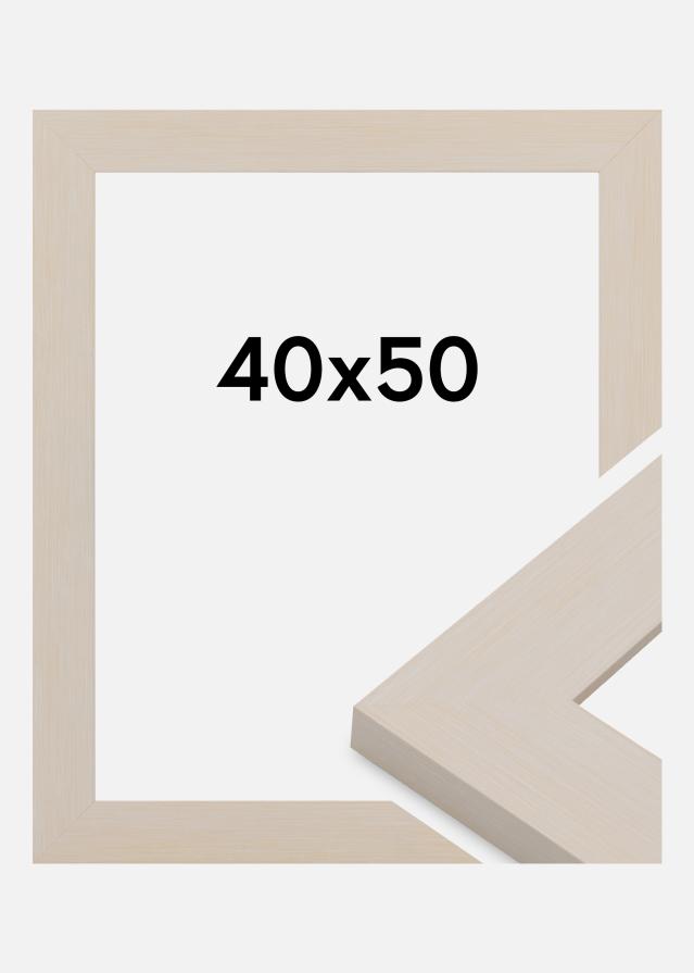 Ram Pembrokeshire Akrylglas Vit 40x50 cm