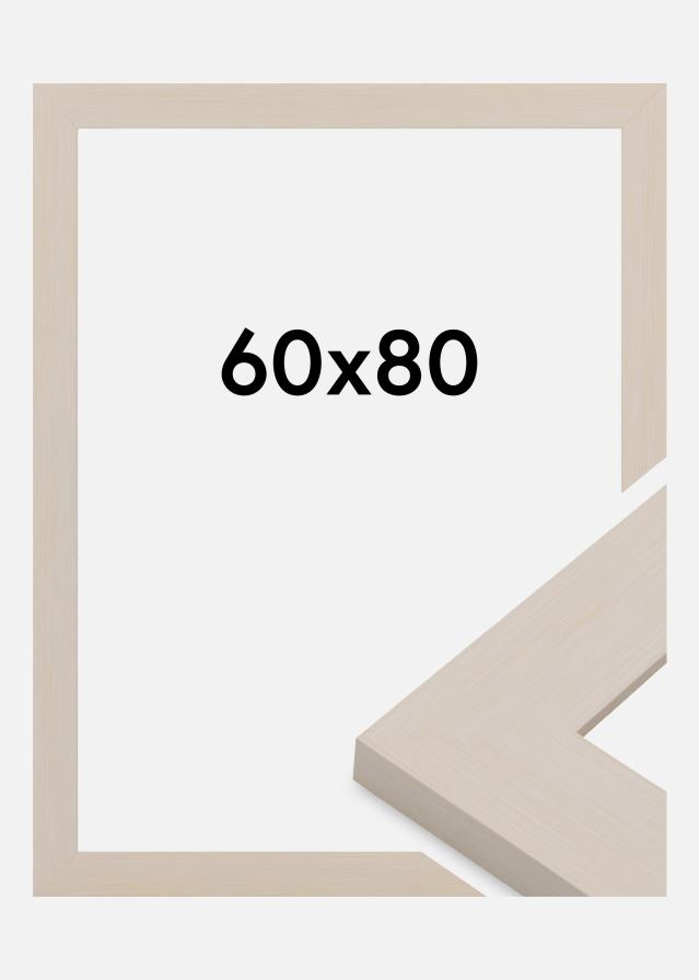 Ram Pembrokeshire Akrylglas Vit 60x80 cm