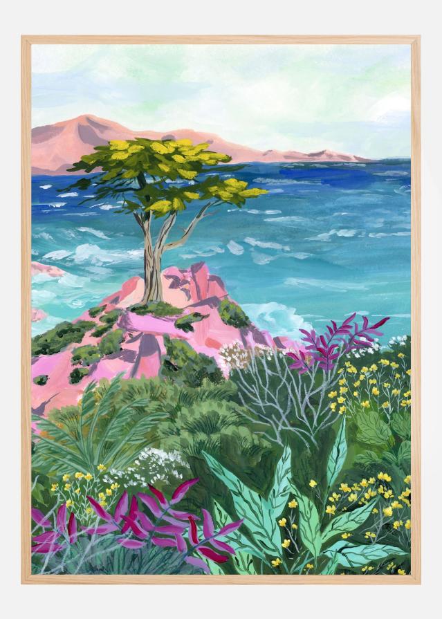 Lone Cypress Poster