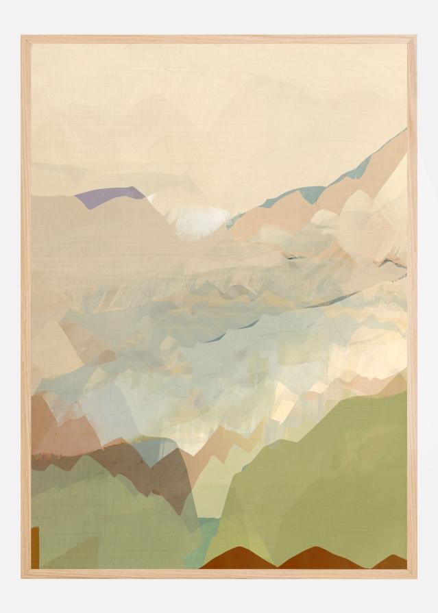 Peachy Mountain Range III Poster