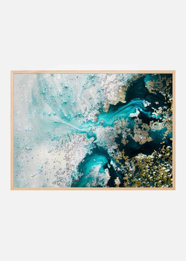 Abstract Coastal- Sea View Poster