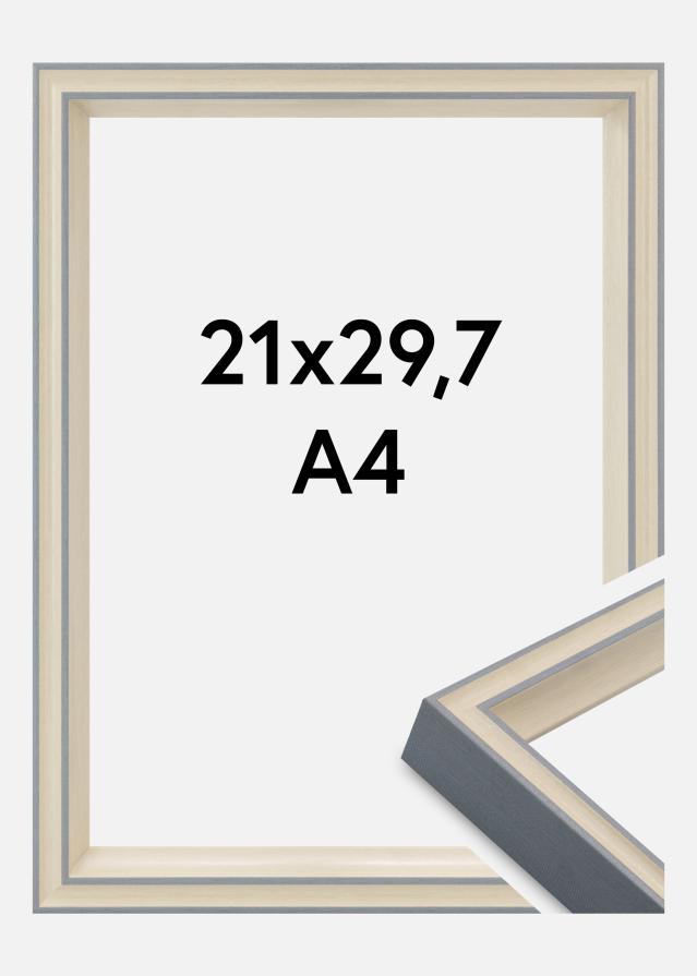 Ram Riga Akrylglas Grå 21x29.7 cm (A4)