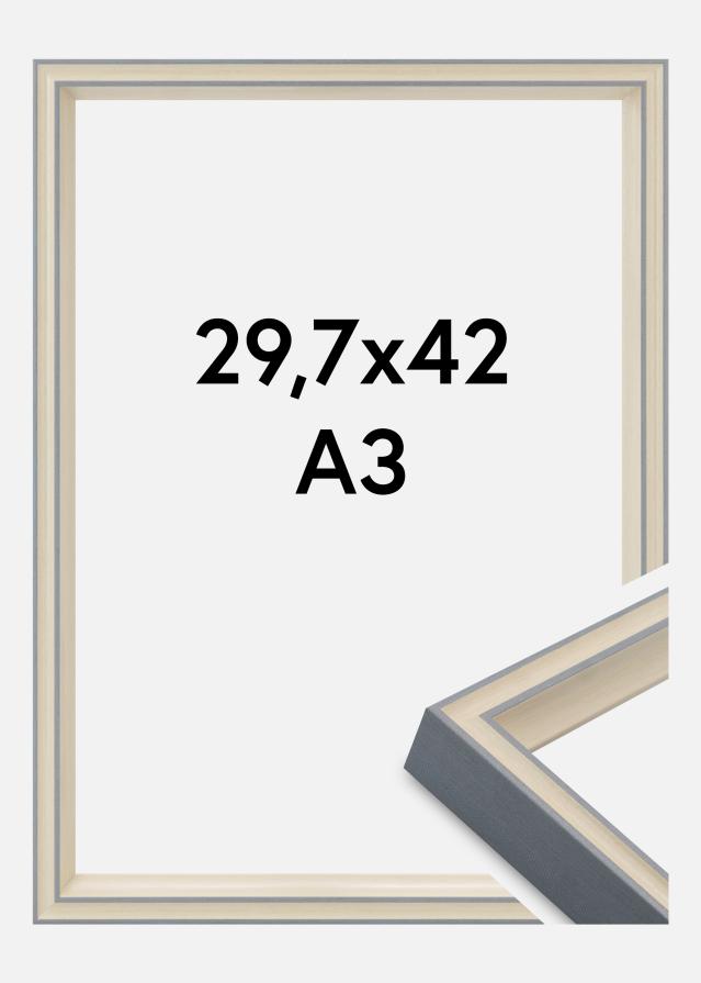 Ram Riga Akrylglas Grå 29.7x42 cm (A3)