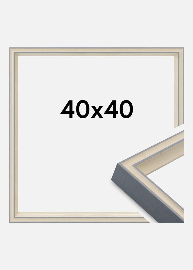 Ram Riga Akrylglas Grå 40x40 cm