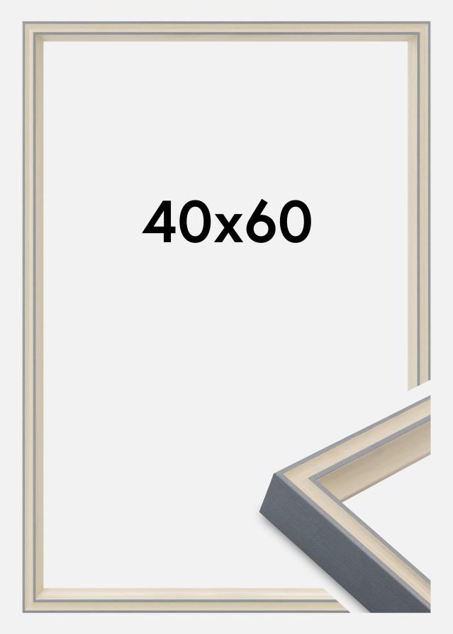 Ram Riga Akrylglas Grå 40x60 cm
