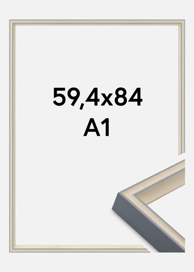 Ram Riga Akrylglas Grå 59.4x84 cm (A1)