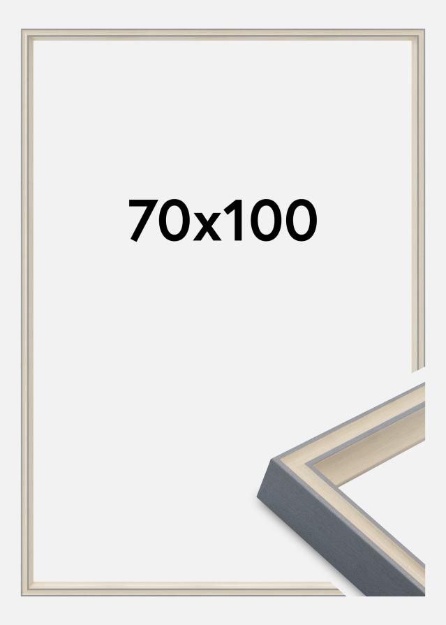 Ram Riga Akrylglas Grå 70x100 cm