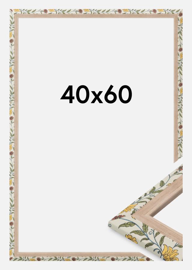 Ram Arco Akrylglas Blommig Ek 40x60 cm